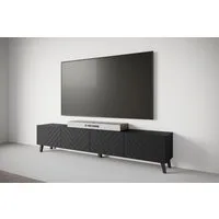 Home affaire Lowboard PHUKET, TV-Board mit Strukturfront, Breite ca. 190 cm