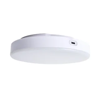 Elfeland Motion Sensor Rechargeable LED Ceiling Light 10000mAh 3 Colors Temperature Adjustable Ceiling Lamp with Remote