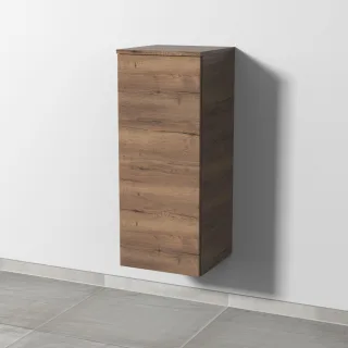 Sanipa 3way Mittelschrank mit 1 Tür, Eiche-Tabak, SM12050 SM12050