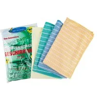 AQUA CLEAN Geschirrtuch Magic Bamboo 4er Set, (4-tlg)