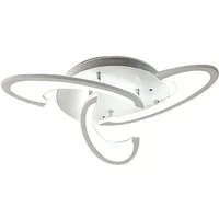 Eurohandisplay LED Deckenleuchte LED Deckenleuchte Fernbedienung Lichtfarbe einstellbar dimmbar Lampe, LED fest integriert, Warm- bis Kaltweiß, Lichtfarbe und Helligkeit einstellbar