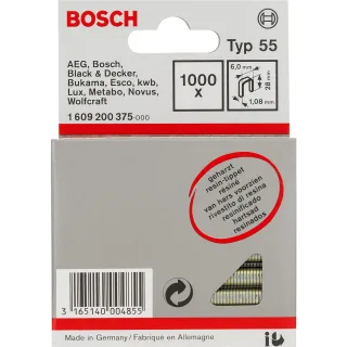 Bosch Schmalrückenklammer Typ 55, geharzt, 6 x 1,08 - 1609200375