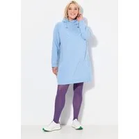 Ulla Popken Jerseykleid Sweatkleid Stehkragen Langarm Taschen