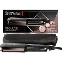 Remington Glätteisen REMINGTON Haarglätter Glätteisen S9150B Proluxe Midnight Edition, extra breite Keramikstylingplatten