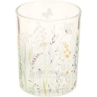 Florists Products Windlicht Windlicht Glas Schmetterlingsdesign für stimmungsvolle, 2 Stück