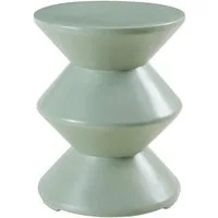 en.casa Beistelltisch, »Kyppeslo« 47xØ37 cm Indoor Outdoor Leichtbeton Mintgrün