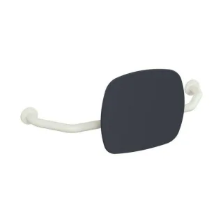Hewi 801 Rückenstütze 801.51B917299 Wandabstand 150mm, matt, Lehne anthrazitgrau, reinweiß