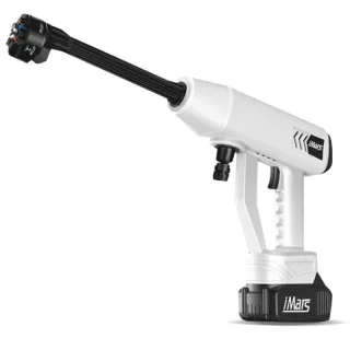 iMars ST-10 1300000Pa Cordless Battery High Pressure Cleaner with 13000mAh Battery,5-in-1 Multifunctional 5M Hose for Ca