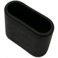 MWH Abdeckkappe Fußkappe 40mm x 14mm in schwarz