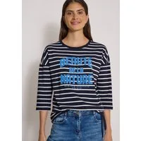 CECIL Rundhalsshirt mit Streifenmuster