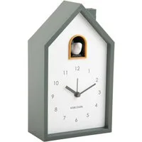 Karlsson Wanduhr Uhr mit Kuckuck, 12 x 20 x 6 cm