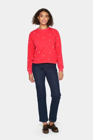 Sweatshirt Casual fit Viva Magenta Bonbon Harts red