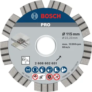Bosch PRO Diamanttrennscheibe Best for Concrete - 2608602651