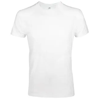 SOLS Herren Imperial Slim Fit T-Shirt mit kurzen Ärmeln (Weiß)