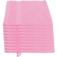 Julie Julsen Waschhandschuh 10-Waschhandschuh-Babyrosa-Waschhandschuh 15 x 21 cm, (10-St)