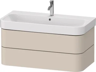 Duravit Happy D.2 Plus Waschtischunterbau wandhängend Taupe Supermatt 975x490x415 mm - HP43880838300 HP4388083830000