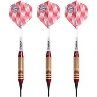 BULL'S Dart-Flights FC Bayern München I Softdarts Braas 18 g I Rot/Weiß
