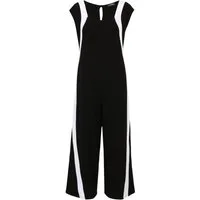 Doris Streich Jumpsuit (1-tlg) mit weißen Einsätzen