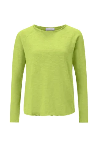 Rich & Royal - Organic Heavy Jersey Longsleeve urban lime - Gr. - M