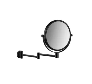 emco Kosmetikspiegel pure 2-armig, 1-/3-fach, rund D: 200 mm, schwarz, 109413311 109413311