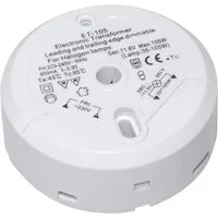Transmedia Elektronischer Halogen-Trafo 230/12V/35-105W, Überlastungsschutz, Trafo