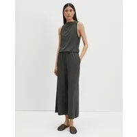 someday Jumpsuit CINELLA aus fließendem Viskose Jersey U-Boot-Ausschnitt und elastische Taille