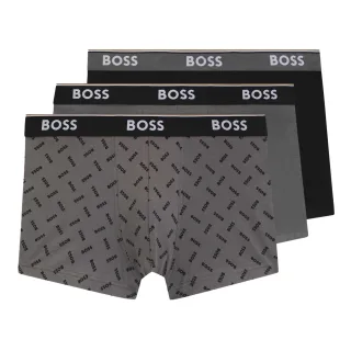 Boss - "Bodywear" Boxershorts für Herren (3er-Pack) (Schwarz/Grau)