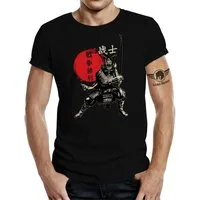 LOBO NEGRO® T-Shirt für Japan Samurai Tokio Kampfsport Fans: Warrior