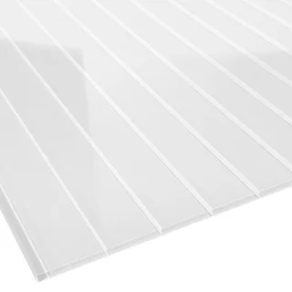 Doppelstegplatte Acrylglas | 16 mm | Breite 980 mm | Länge 3 m | Breitkammerplatte | glasklar