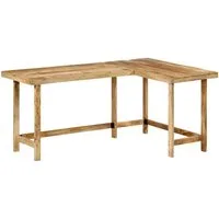 vidaXL Schreibtisch Schreibtisch 165x110x75 cm Massivholz