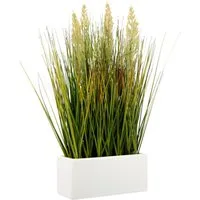 Kunstgras Gras, I.GE.A., Höhe 45 cm, in Keramikschale