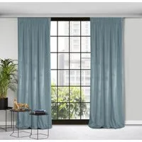 Design91 Vorhang Samtvorhänge 140x270 cm 135x300 cm (1 St), Kräuselband, blickdicht, Samt, Wohnzimmer Tunnelzug