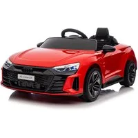 LALAHO Elektro-Kinderauto Elektro-Kinderauto,Kinderfahrzeug,Fernbedienung,Musik,Licht, verstellbarem Sicherheitsgurt und Audi RS e-tron GT Design