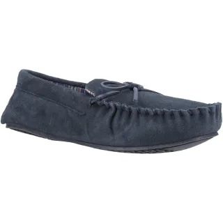 Hush Puppies Clyde Wildleder Herren Navy Hausschuhe