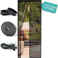 Midori Insektenschutz-Tür, Fliegengitter Balkontür Magnet-Vorhang 80x200cm Terrassentür