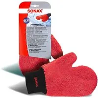 Sonax Waschhandschuh Auto Microfaser Wasch-Handschuh, (schonende Reinigung von Lack, Glas oder Kunststoffoberflächen), Auto Reinigung Waschhandschuh