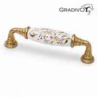 Gradivo Möbelgriff Schrankgriff Bügelgriff 934 - Matt-Gold, 128 mm