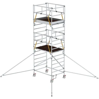 Munk Rollgerüst SG 1,35 x 2,45 m mit Ausleger & Doppel-Plattform - 168439