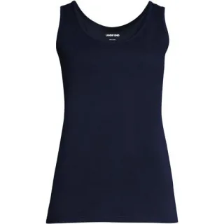 Baumwoll-Top für Damen in Plus-Größe, Damen, size: plus, Blau, Baumwolle, by Lands' End