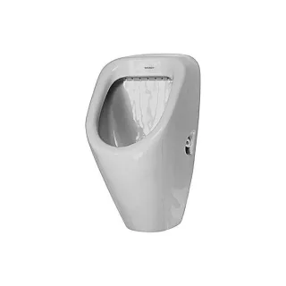 Duravit Design Classics Urinal Universal 08303600071 wondergliss, Zulauf von hinten, 345x315x615mm, mit Fliege, Weiß Hochglanz
