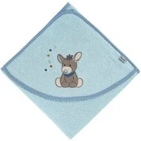 Sterntaler® Badetücher Kapuzenbadetuch 100x100 cm ESEL Emmi, Frottee (1-St), Kapuzen-Badetuch aus Frottee mit Esel Emmi Stickmotiv, 100x100 cm