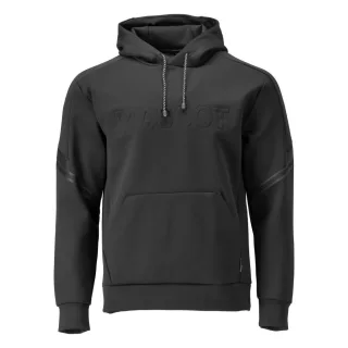 MASCOT Herren Fleece Kapuzensweatshirt CUSTOMIZED Schwarz XL - 22186-608-09-XL
