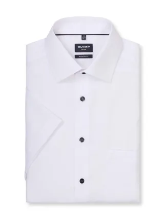 OLYMP - Modern Fit: Businesshemd weiß - Gr. - 45