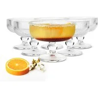 Sendez Martiniglas 6 Martinigläser Cocktailgläser Eisbecher 320ml Dessertschalen, Glas