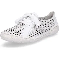 Rieker Rieker Damen Schnürschuh weiß Schnürschuh