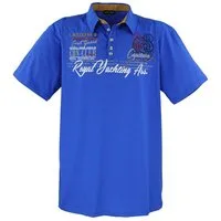 Lavecchia Poloshirt Lavecchia Herren Poloshirt LV-4688 (Royalblau, 5XL) Herren Polo Shirt