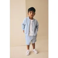 Next Pullover & Shorts Jersey-Bomberjacke und Shorts, Set (2-tlg)