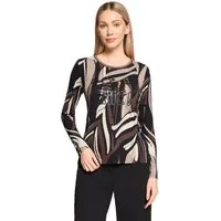 Betty Barclay Kurzarmshirt Damen mit Rippbündchen (1-tlg)