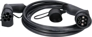 efuturo Ladekabel gerade, Typ 2 auf Typ 2 Stecker, 1 Phase, bis zu 7,4 kW, 32 A, 230 V, Mode 3, 5m - 117.7150