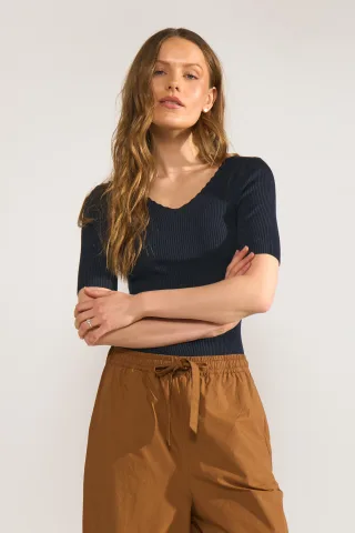 Nümph - NUAYELET SS PULLOVER CROPPED salute - Gr. - S
